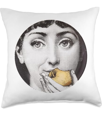 Amazon.com: Fornasetti, Shut up Throw Pillow : Home & Kitchen
